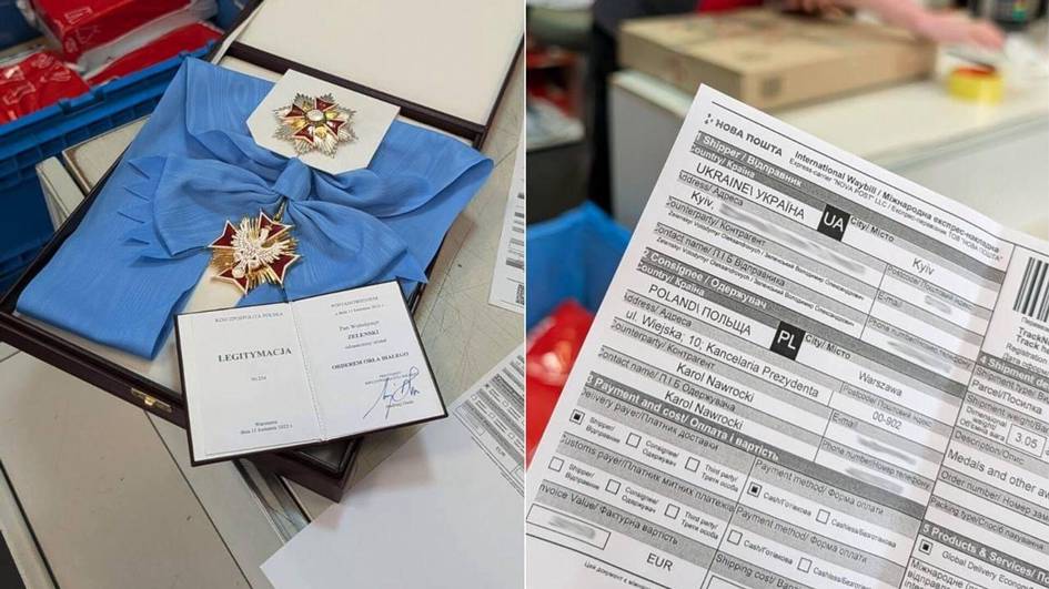 Зеленский Польшадан олган орденини қайтариб берди